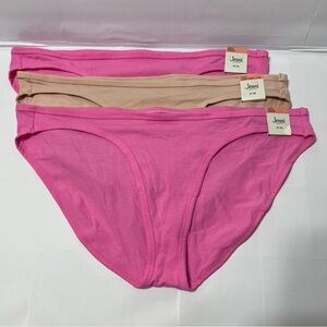 Jenni Intimates Women's Size XXXL Cotton Bikini Panties Underwear Lot Of 3